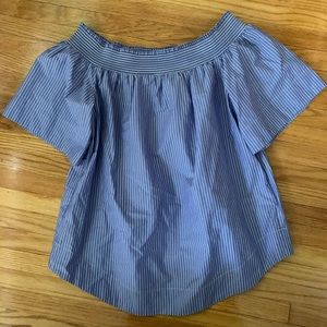 Off the shoulder J. Crew top